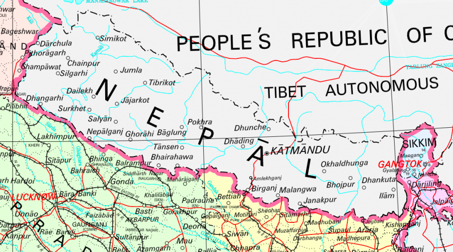 Ministers Council Issued a New as Map of Nepal including Lipulek, Kalapani and Limpiyadhura