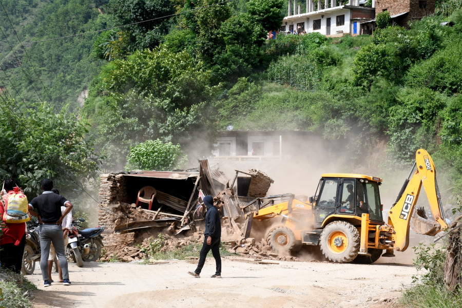 गल्छी-रसुवागढी सडक परियोजनाले ६५ प्रतिशत काम प्रगतिमा देखियो