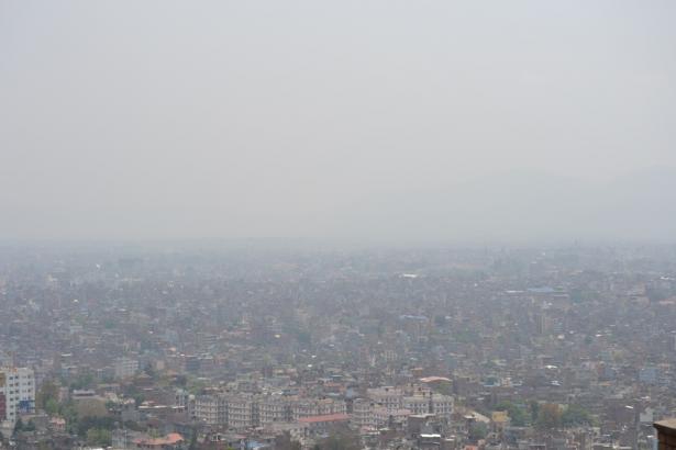 काठमाडौं वायु प्रदूषण ग्लोबल चार्टमा सबैभन्दा माथि