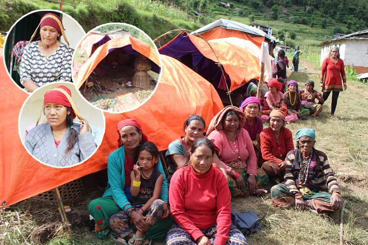 नयाँ घरमा दसैं मनाउने पहिरोपीडितको सपना अधुरै