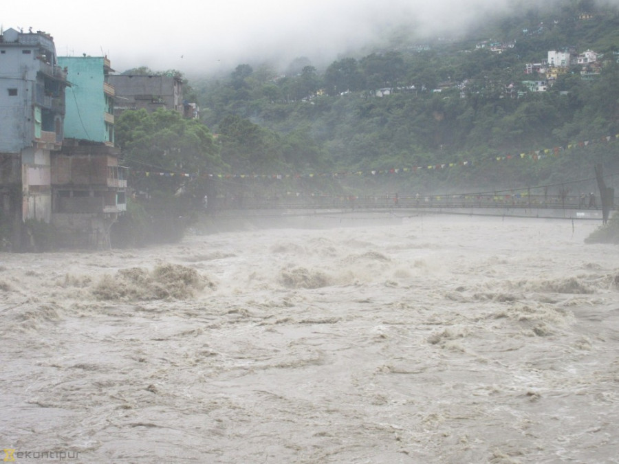 दार्चुलामा बाढी, १ को मृत्यु, ६ जना बेपत्ता