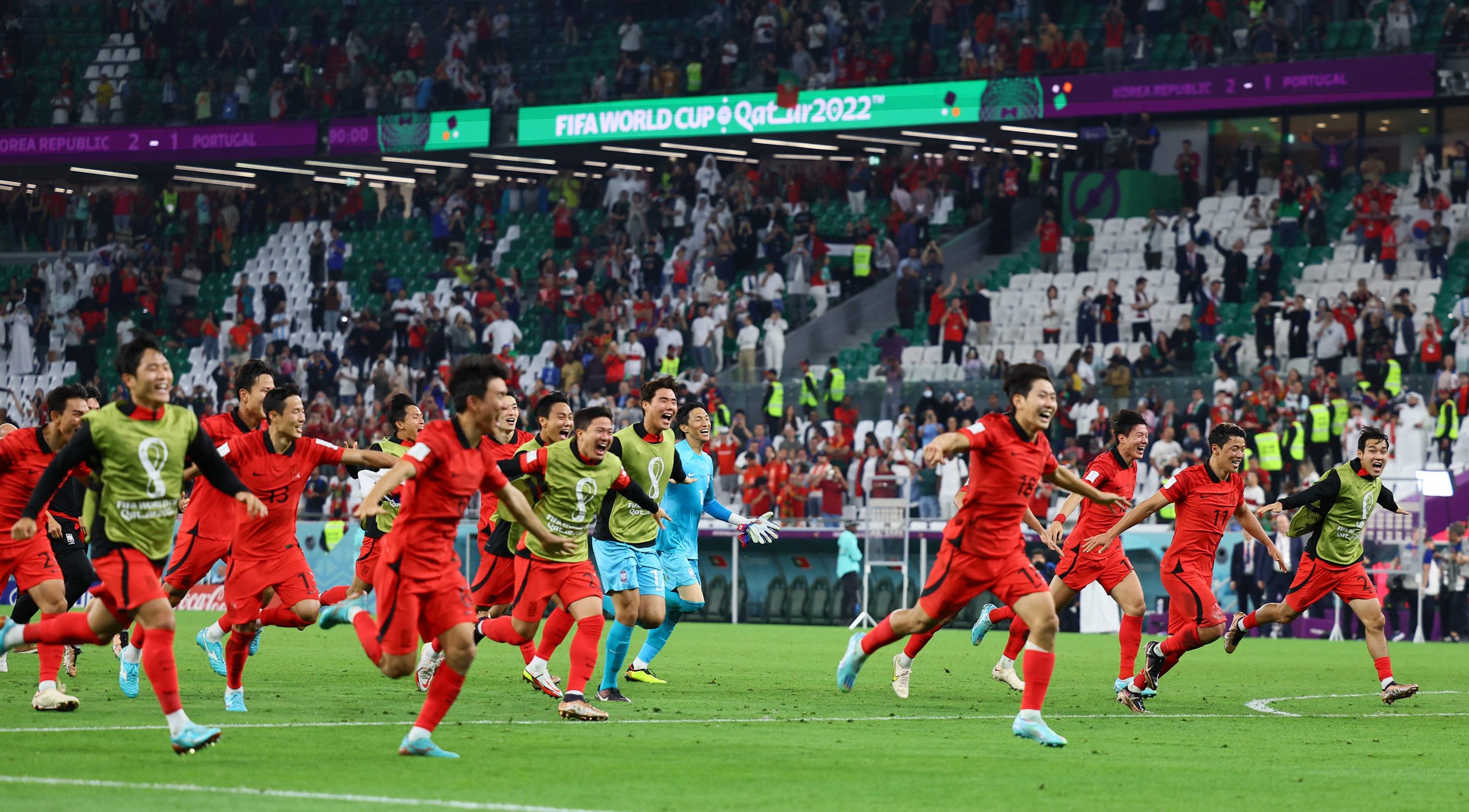 पोर्चुगललाई २-१ ले पराजित गर्दै दक्षिण कोरिया विश्वकप फुटबलको नकआउट चरणमा