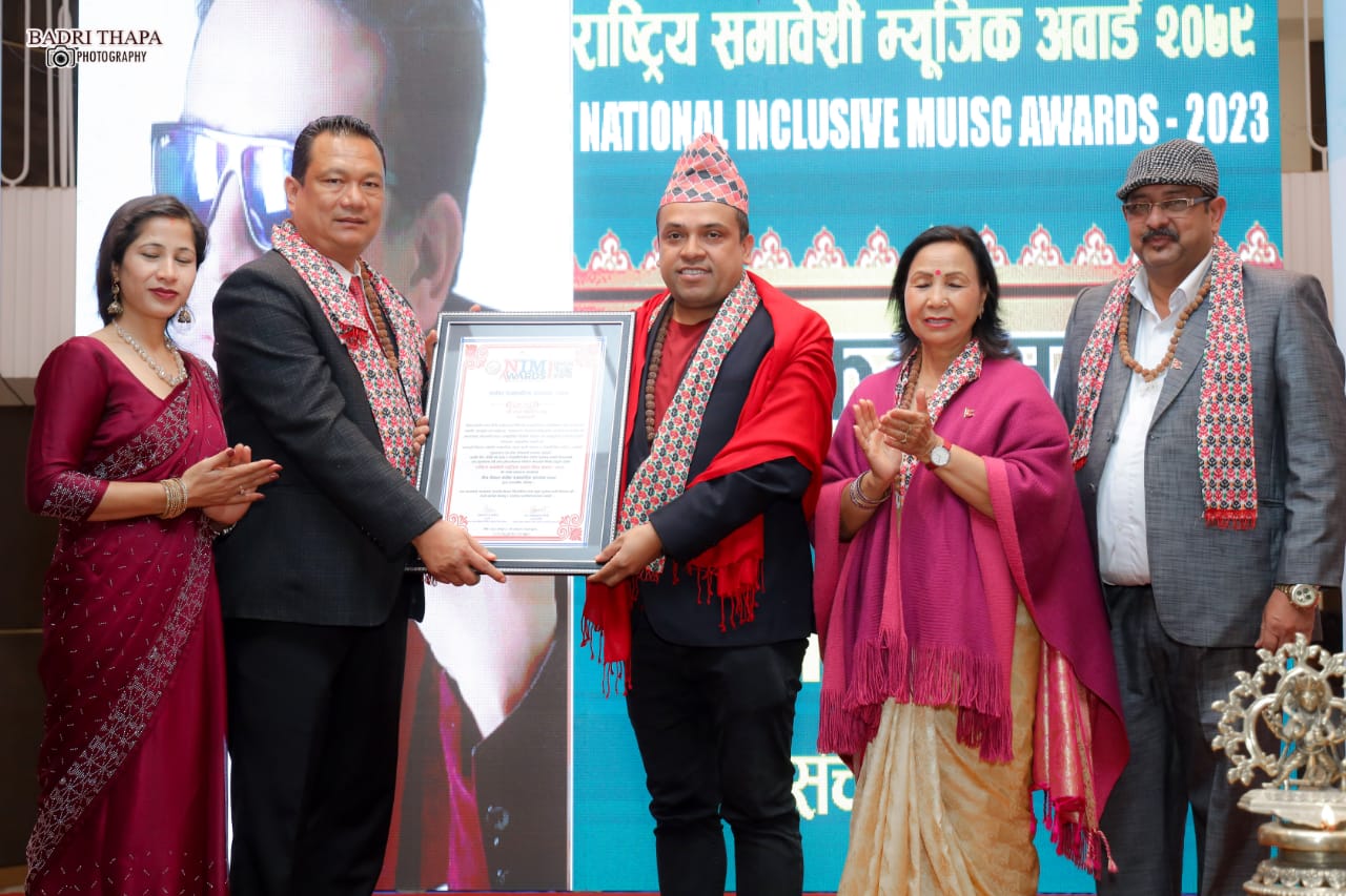 ‘Music Journalism Award’ to Rajendra Luitel