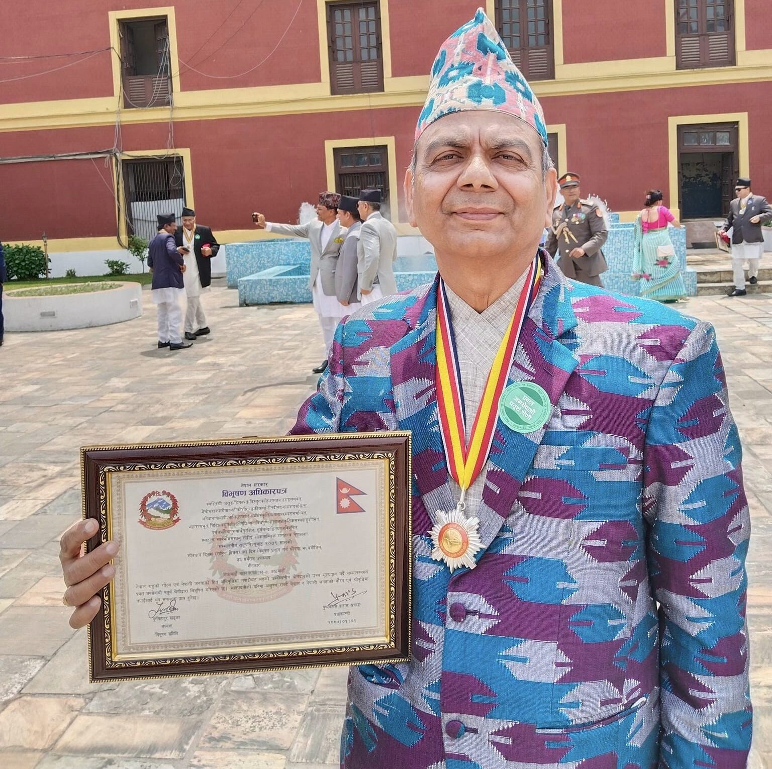 A wonderful Nepali personality Dr. Upadhyay who has 153 world records