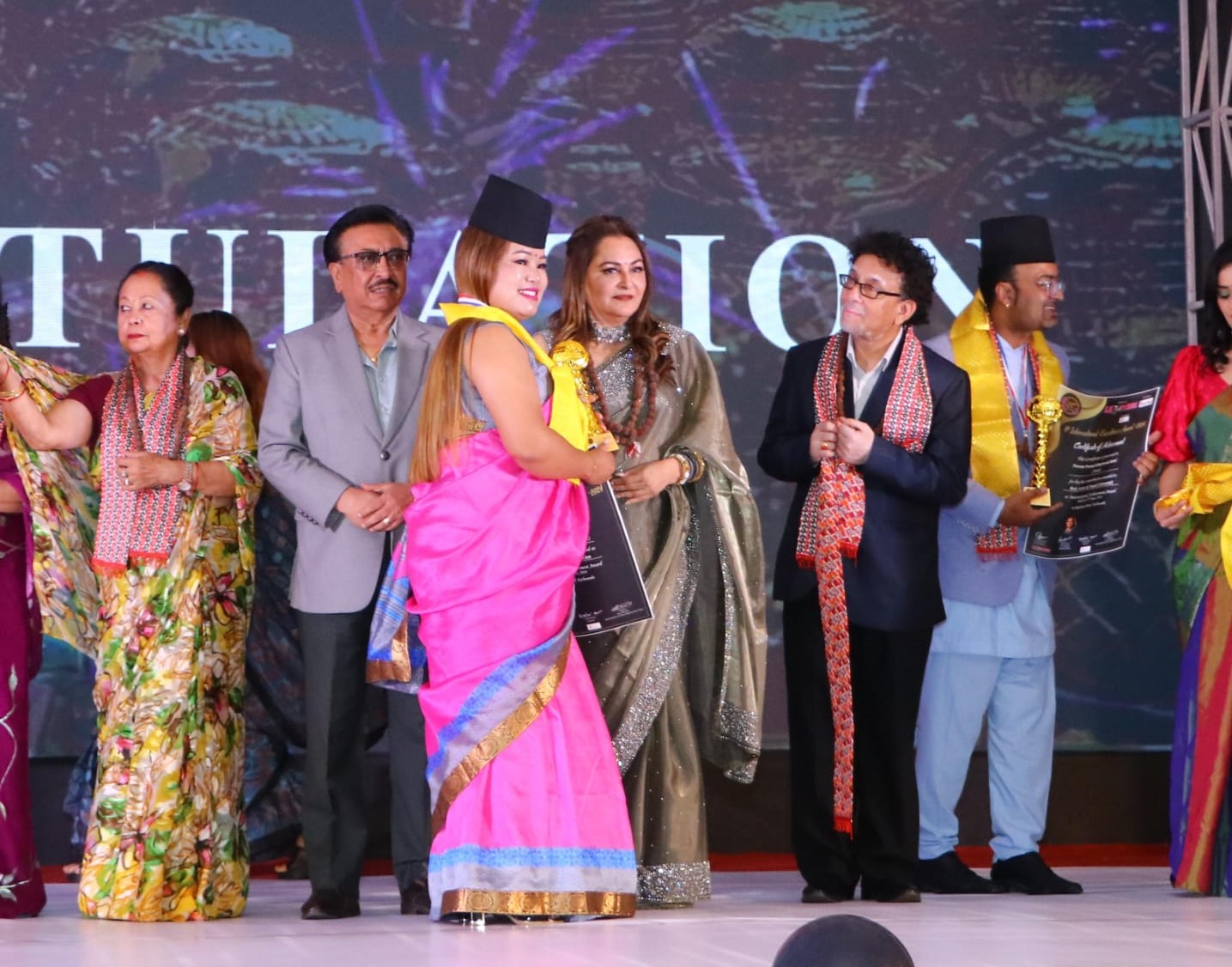 Best Nail and Hair Technician Award to Tika Pun Gurung