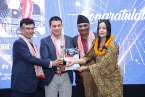 Singer Pujan Kaphle has been awarded the ‘Best Female Modern Singer’ award