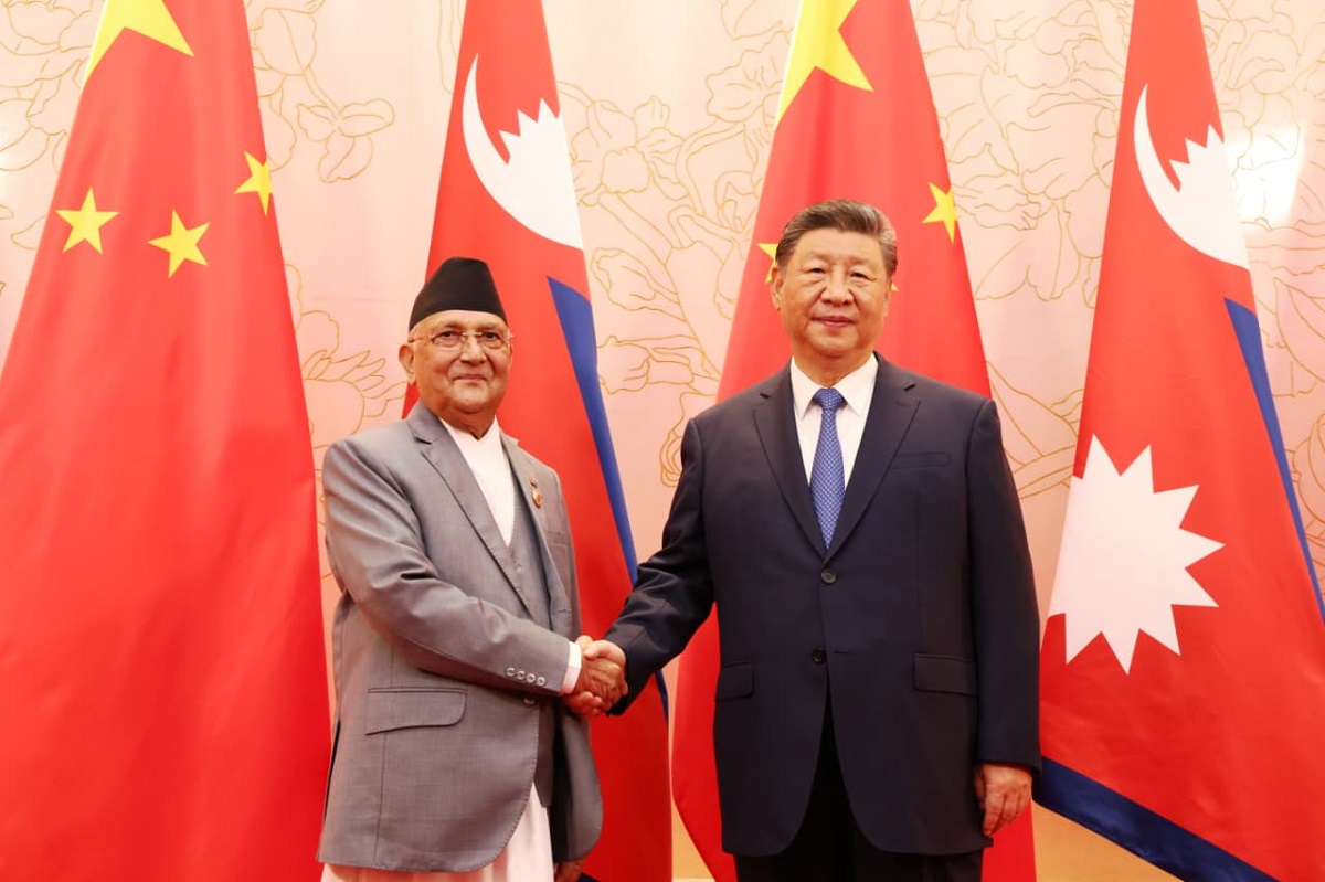 लिपुलेक विषयमा चिनियाँ राष्ट्रपति सीसँग प्रधानमन्त्री ओलीले ज​नाए आपत्ति