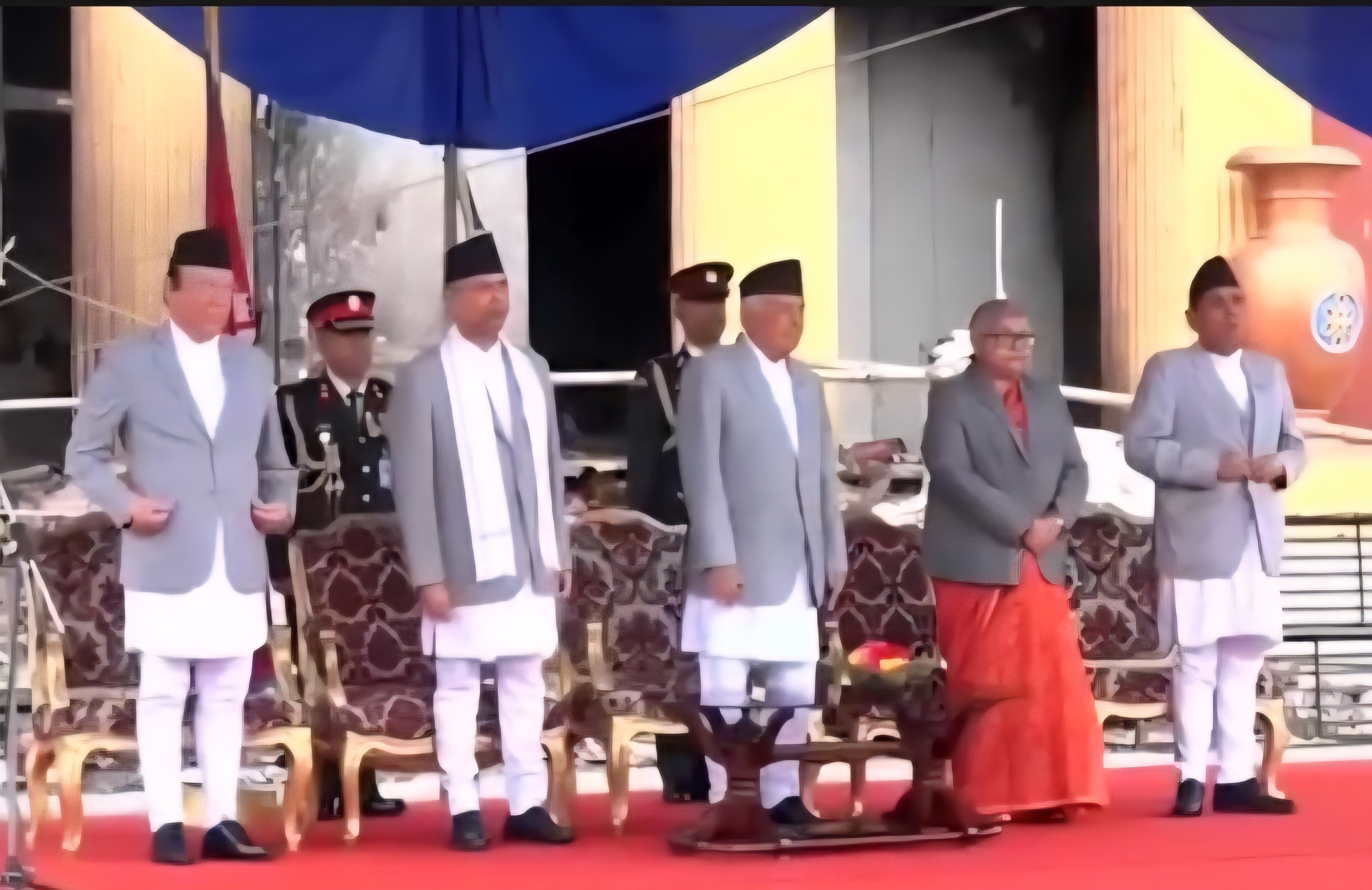 नवनियुक्त तीन मन्त्रीले लिए पद तथा गोपनीयताको सपथ