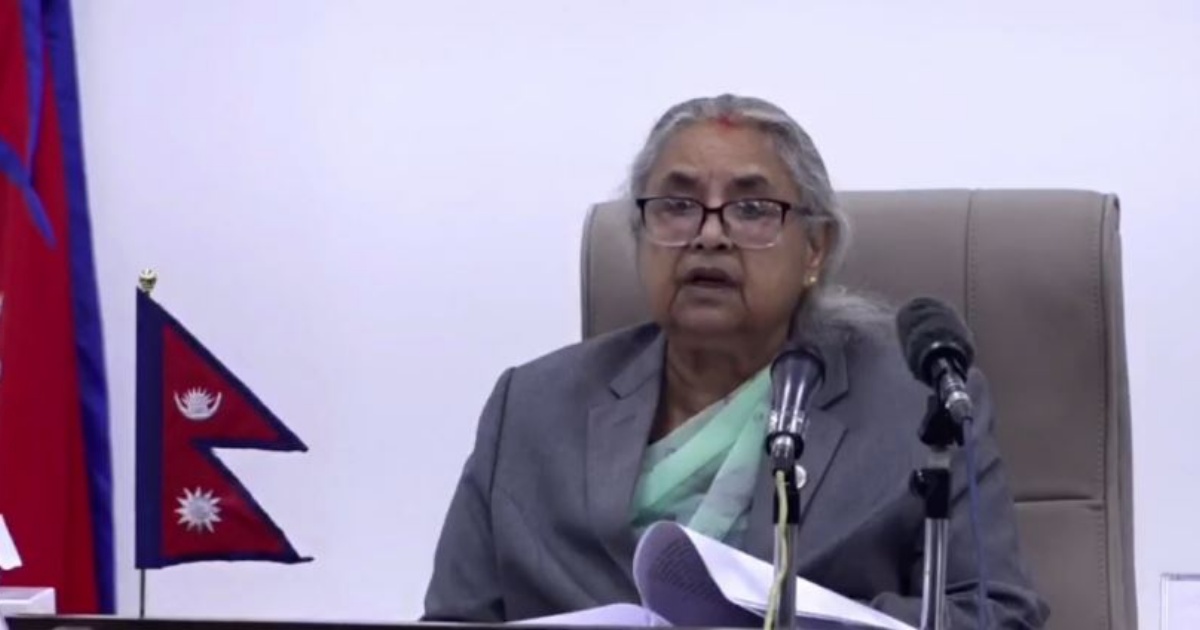 महिलालाई प्रत्यक्ष चुनावमा जिताएर प्रधानमन्त्री बनाउनुप​र्छ : प्रधानमन्त्री सुशीला कार्की