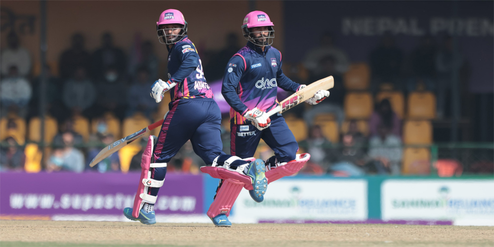 एनपीएल: प​हिलो खेल​मा जनकपुर बोल्ट्सलाई पराजित गर्दै काठमाडौं गोर्खाज विज​यी