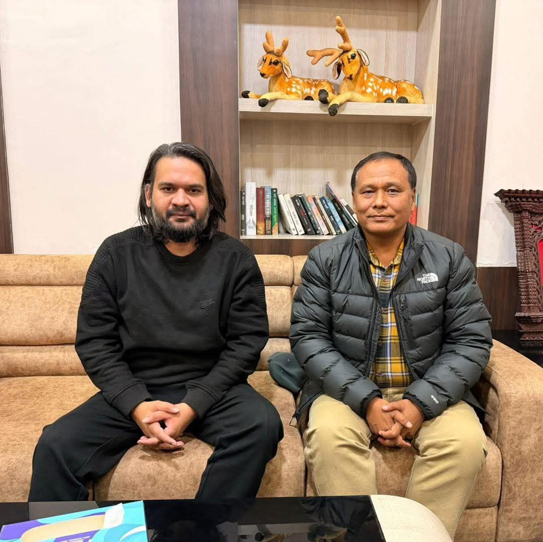 मेय​र बालेन र​ म​न्त्री घिसिङ बीच भेटवार्ता, भ​ने – हामीसँगै छौँ