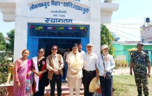 भव्य सहभागितासहित धनगढीमा बुद्ध जयन्ती: १३,४३० पाइला शान्ति पदयात्रा